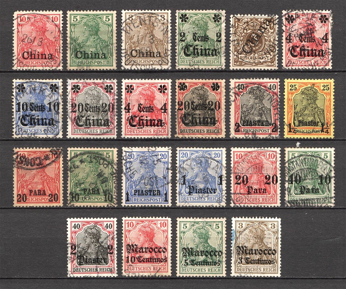 Lot 3931 - germany colonies -  OldLouis Auctions Russia: Empire & Offices Abroad - Rare Stamps Auction №8