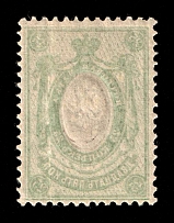 1908 25k Russian Empire, Russia (Zag. 104Тд, Zv. 91oa, OFFSET of Frame, CV $40, MNH)