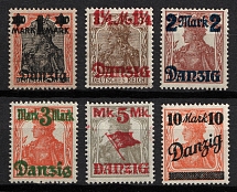 1920 Danzig Gdansk, Germany (Mi. 26 I - 31 I, Full Set, CV $60)