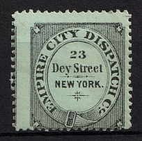 1881 Empire City Dispatch, New York, United States, Locals (Sc. 64L1)