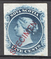 1860-63 Nova Scotia British Canada Specimen