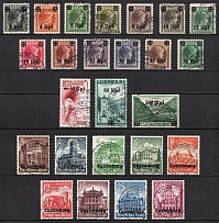 1940-41 Luxembourg, German Occupation, Germany (Full Sets, Canceled, CV $60)