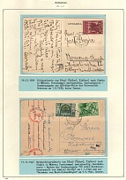 1939-40 Hungary, Carpahto-Ukraine territory Postal History, Two Postcards