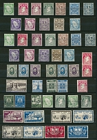 British Commonwealth - Ireland - COLLECTION AND ACCUMULATION: 1922-78, over 700 mostly mint stamps (less then 10% - used) and 7 souvenir sheets, starting with two definitive sets of 1922-23, then St. Patrick and other …
