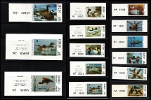 Nevada State Duck Stamps, United States Hunting Permit Stamps (High CV, MNH)