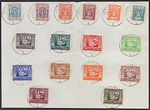1922-23 Second Polish Republic, Krolewska Postmarks (Fi. 144 - 159)