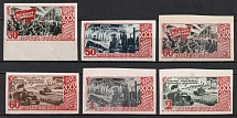 1947 30th Anniversary of the October Revolution, Soviet Union, USSR, Russia (Imperforate, Full Set)