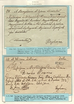 1840 Austria-Hungary, Carpahto-Ukraine territory Postal History, Two Covers