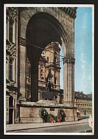 1923 'Munich. Field Marshal's Hall. Memorial 09.11.1923', Propaganda Postcard, Third Reich Nazi Germany