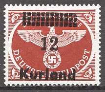 1945 Germany Occupation of Kurland (Perforating, CV $70, MNH)