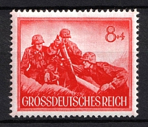 1944 8pf Third Reich, Germany (Mi. 877 y b, CV $30, MNH)