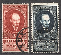 1925 USSR Lenin Definitive Issue (Perf 12.5, CV $300, Cancelled)