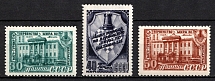 1948 World Chess Championship in Moscow, Soviet Union, USSR, Russia (Zv. 1250 - 1252, Full Set, MNH)
