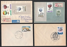 1958-80 Republic of Poland, Non-Postal, Cinderella, Stock of Balloon Airmail Covers
