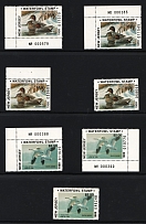 New Jersey State Duck Stamps, United States Hunting Permit Stamps (High CV, MNH)