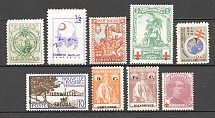World Stamps Displaced Background Group