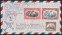1940 (21 May) San Salvador, El Salvador - Sutton Coldfield, Great Britain, Registered Airmail First Day Cover (FDC)