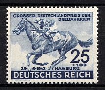 1942 25pf Third Reich, Germany (Mi. 814, Full Set, CV $30, MNH)