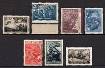 1942 Great Fatherland's War, Soviet Union, USSR, Russia (Zag. 738 - 743, Full Set, CV $400, MNH/MH)