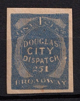 1879 1с Douglas' City Despatch, New York, United States, Locals (Sc. 59L5a)