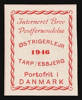 1946 (28 Mar) Allied Occupation, Germany, TARP-ESBJERG, Australian Camp, Dantmark, Mark Vienna Censorship (Type II)