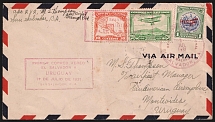 1931 (1 Jul) San Salvador, El Salvador - Montevideo, Uruguay, Airmail