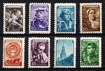 1948 Sixth Definitive Set of the USSR, Soviet Union, USSR, Russia (Zv. 1162 - 1169, Full Set, MNH)