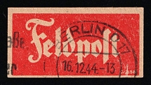 1944 (16 Dec) Field Post, Feldpost, Germany, Third Reich WWII Germany Propaganda (Berlin Postmark)