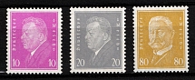 1930 Weimar Republic, Germany (Mi. 435 - 437, Full Set, CV $210, MNH)