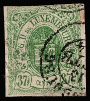 1859 37,5c Luxembourg (Mi 10, Canceled, CV $290)