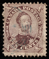 1859 10с Quebec, Canada (SG 36, Canceled, CV $120)