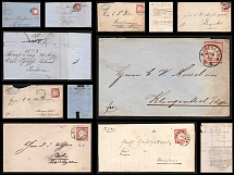 German Empire, 8 Covers (Readable Postmarks)
