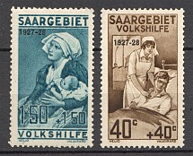 1927 Saarland Germany (CV $120, MNH)