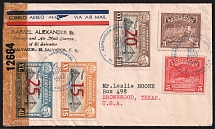 1943 (27 Aug) San Salvador, El Salvador - Brownwood, United States, Airmail