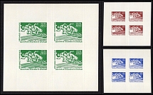 1956 Chicago, Ukrainian Sports Association of America and Canada, Souvenir Sheets (Variety of Colors, MNH)