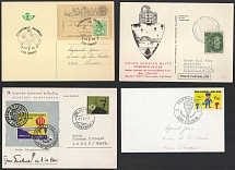 1956-71 Republic of Poland, Non-Postal, Cinderella, Stock of Balloon Postcards