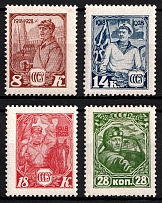 1928 the 10th Anniversary of Red Army, Soviet Union, USSR, Russia (Full Set, MNH/MH)