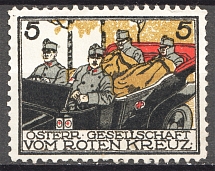 Austria Red Cross Society `5` Non-Postal