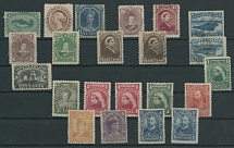 British North America - Newfoundland - SMALL CLASSIC GROUP: 1868-1901, 22 mostly mint (3 - used) stamps, starting with Codfish of 1865 (unused), including No.28, 31 (both mint), 32 (unused), 59 (full OG), 78-85 (mint and unused), …