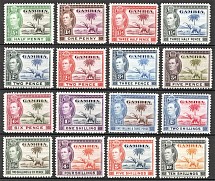 1938-46 Gambia British Empire CV 130 GBP (Full Set)