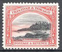 1935-37 British Trinidad and Tobago Displaced Center