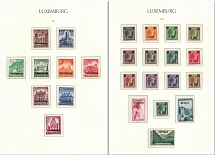 1940-41 Luxembourg, German Occupation, Germany (Mi. 17 - 41, Full Sets, CV $30, MNH)