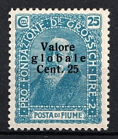 1920 Fiume, Free State, Italian Regency of Carnaro, Inter-Allied Occupation, Provisional Issue (Mi. 97, Full Set)