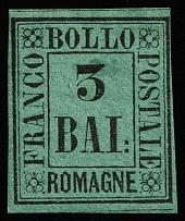 1859 3b Romagna, Italy (Mi 4, CV $70)