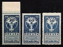 Revenues Stamps Duty, Poland, Non-Postal (Perforated)