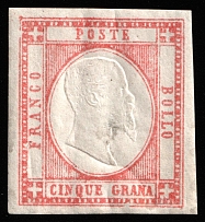 1861 5g Kingdom of Italy (Mi 5b, CV $190)