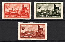 1933 Saar, Germany (Mi. 168 - 170, Full Set, CV $140)
