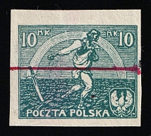 1921-22 10mk Second Polish Republic (Proof of Fi. 125, Signed)