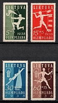 1938 Lithuania (Mi. 417 - 420, Full Set, CV $60)