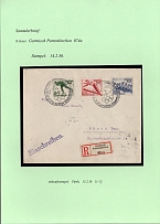 1936 Summer Olympics (Olympiad) in Berlin, Third Reich, Registered Cover with Commemorative Postmarks